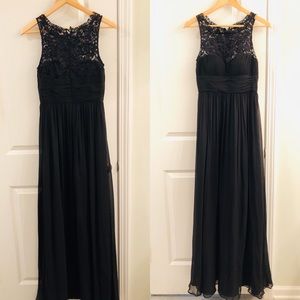 Black evening gown